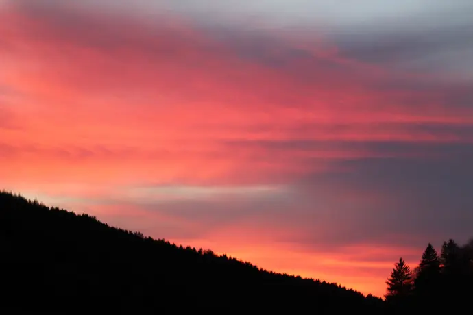 Coucher de soleil dans les Vosges © Thomas Besançon-Dupuy